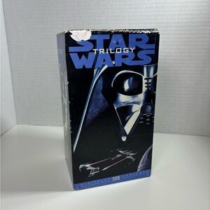 Vintage 1995 Star Wars TRILOGY VHS New Hope/Empire Strikes Back/Return Jedi‎